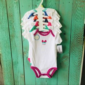 7 pc  days of the week super soft cotton body suit